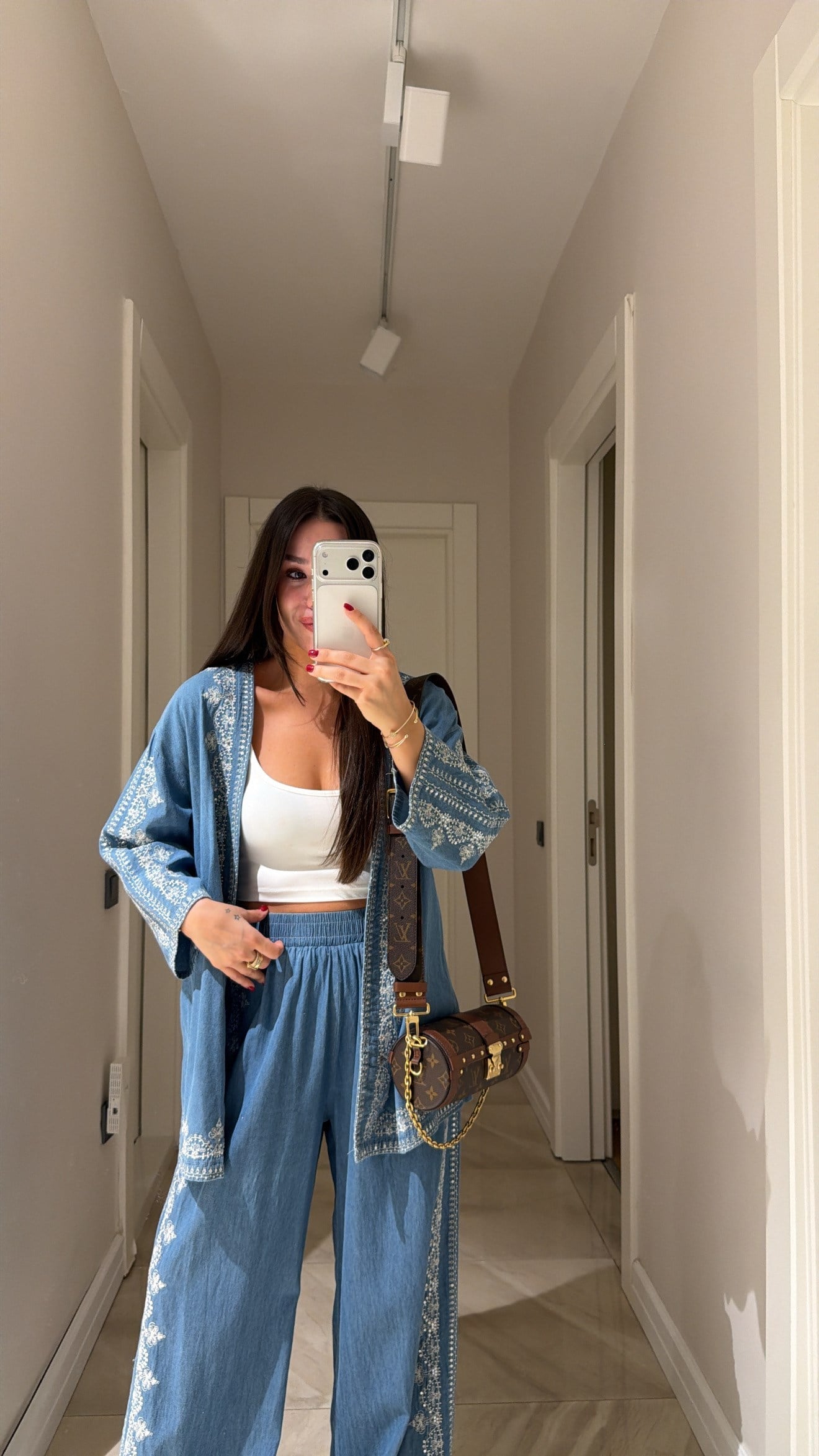 Denim Embroidery Set