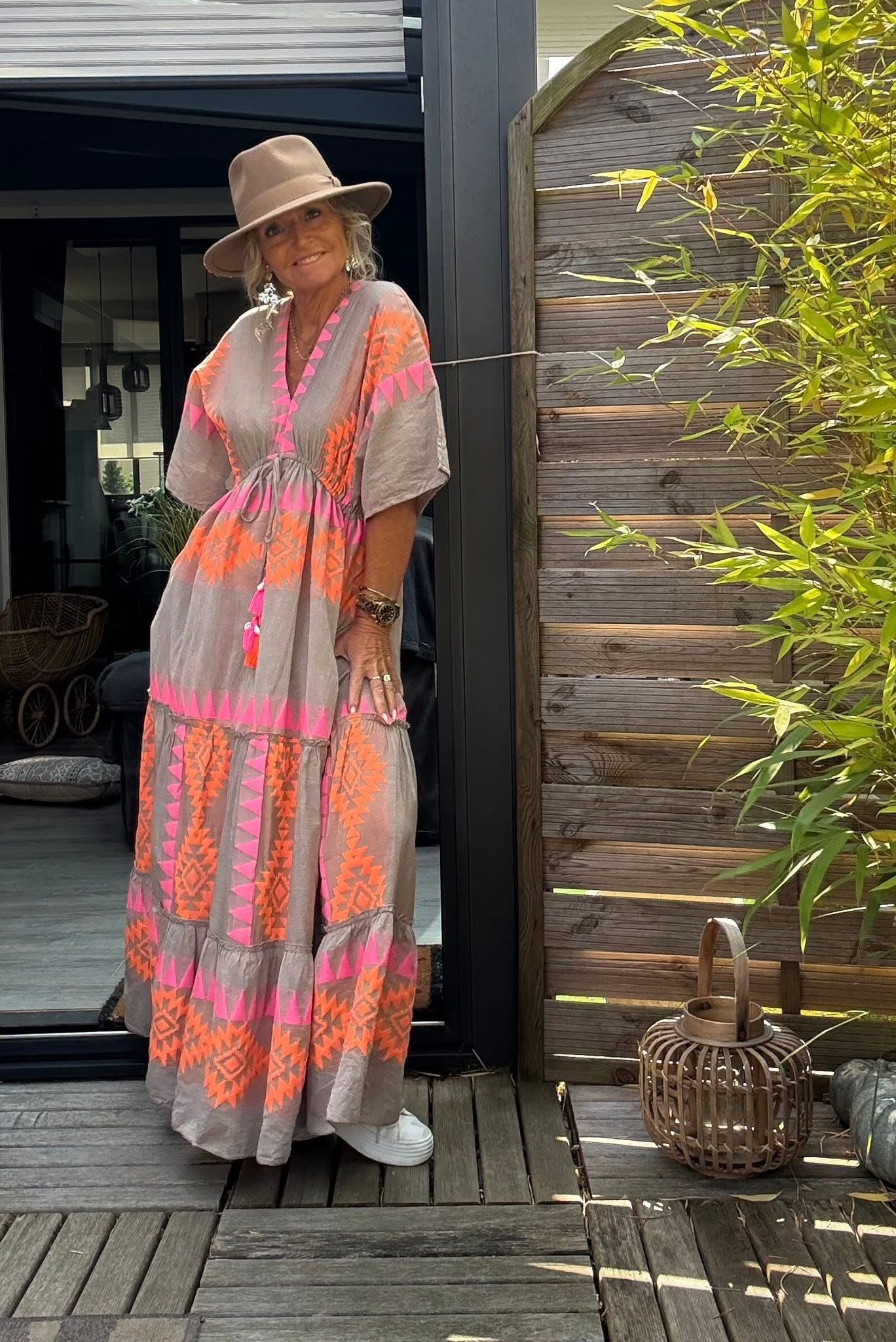 Multicolor Maxi Dress