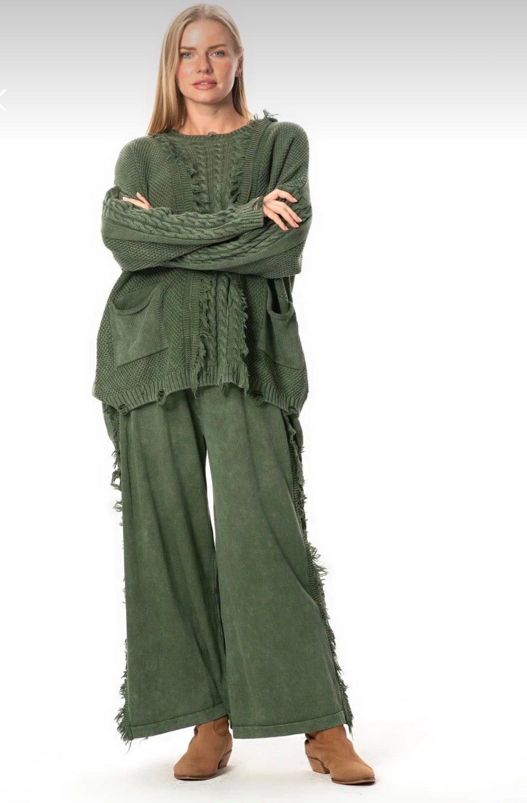 Triko olive Set