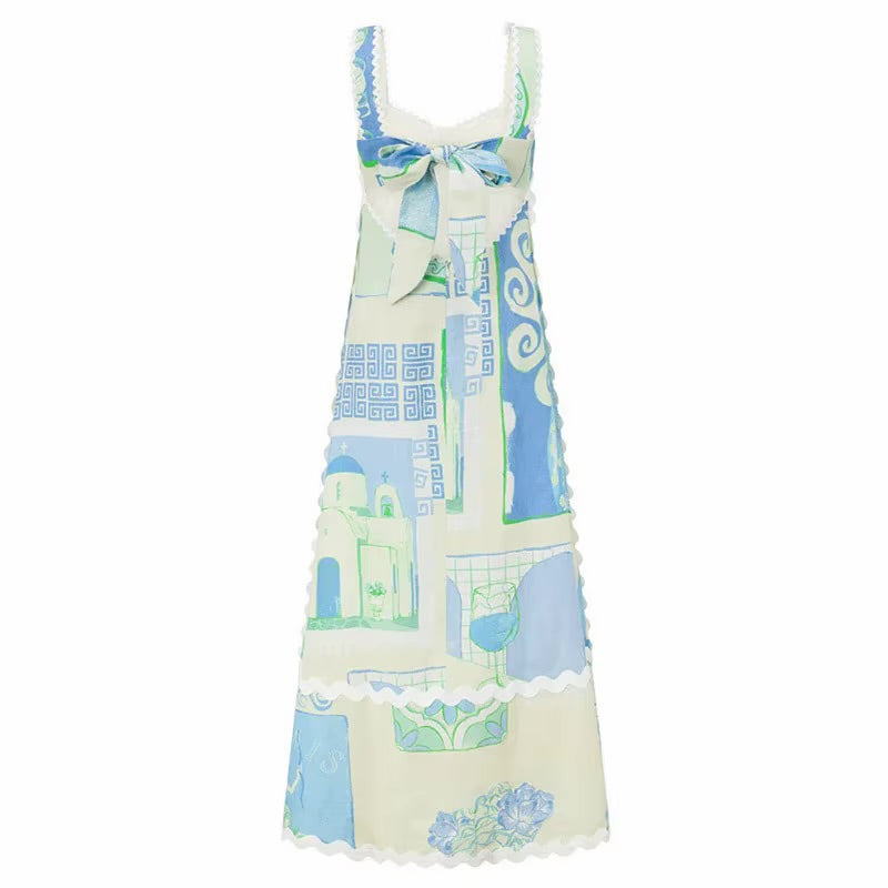 MultiColor backless Dress