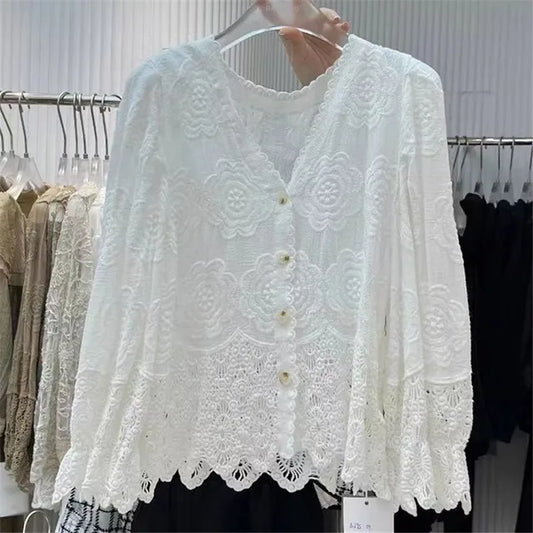 Embroidered white Blouse