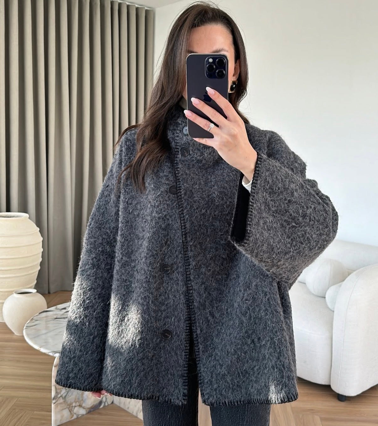 Dark Grey Wool Jacket