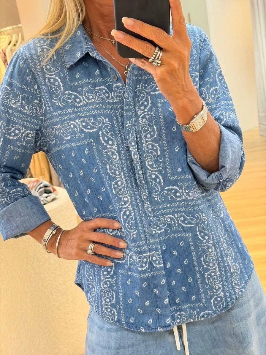Bandana Print Shirt