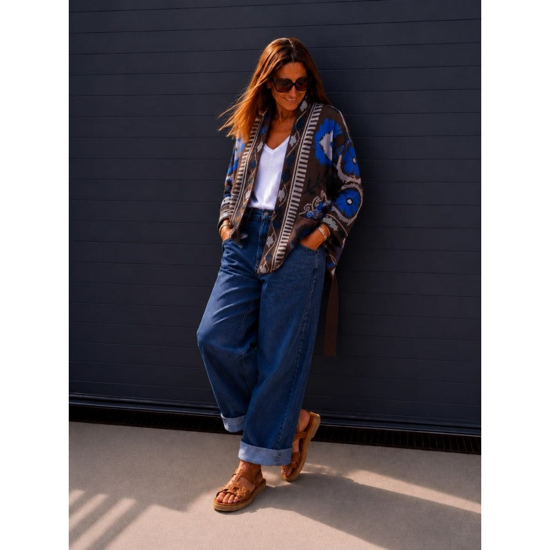 Brown Wool Cardigan