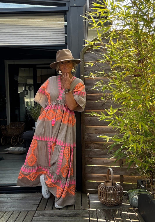 Multicolor Maxi Dress