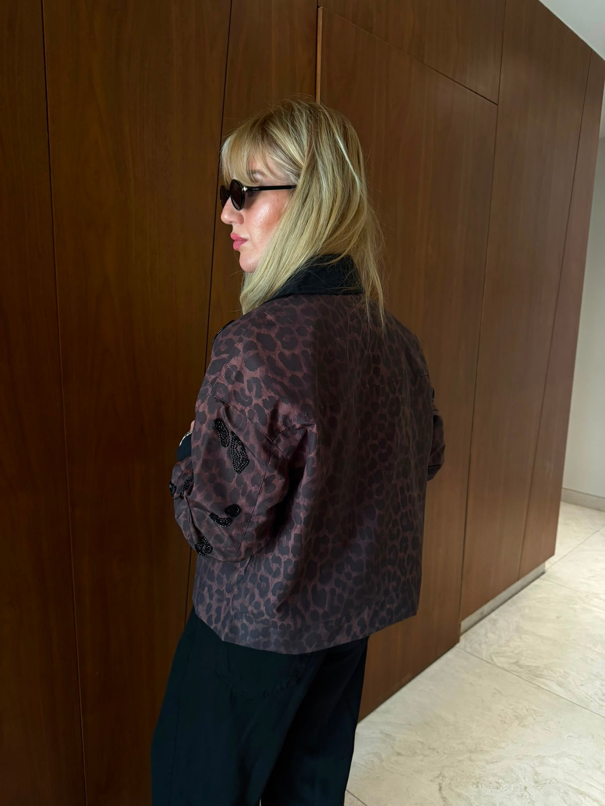 Leopard Embroidery Jacket