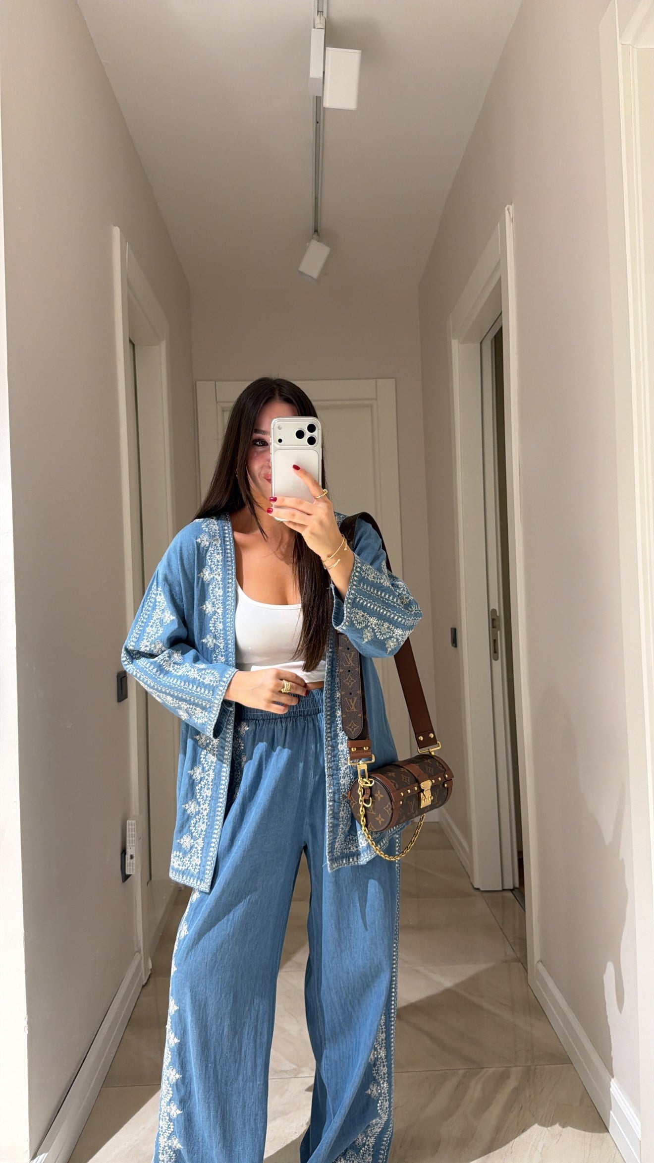 Denim Embroidery Set