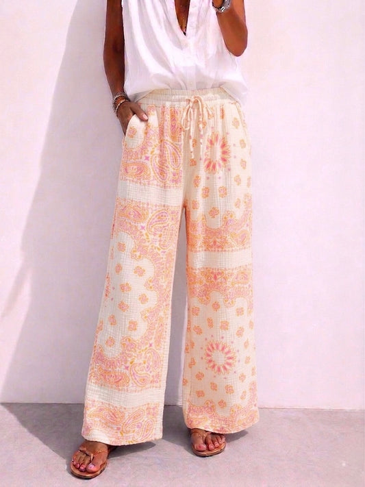 Bandana Neon Muslin Pants
