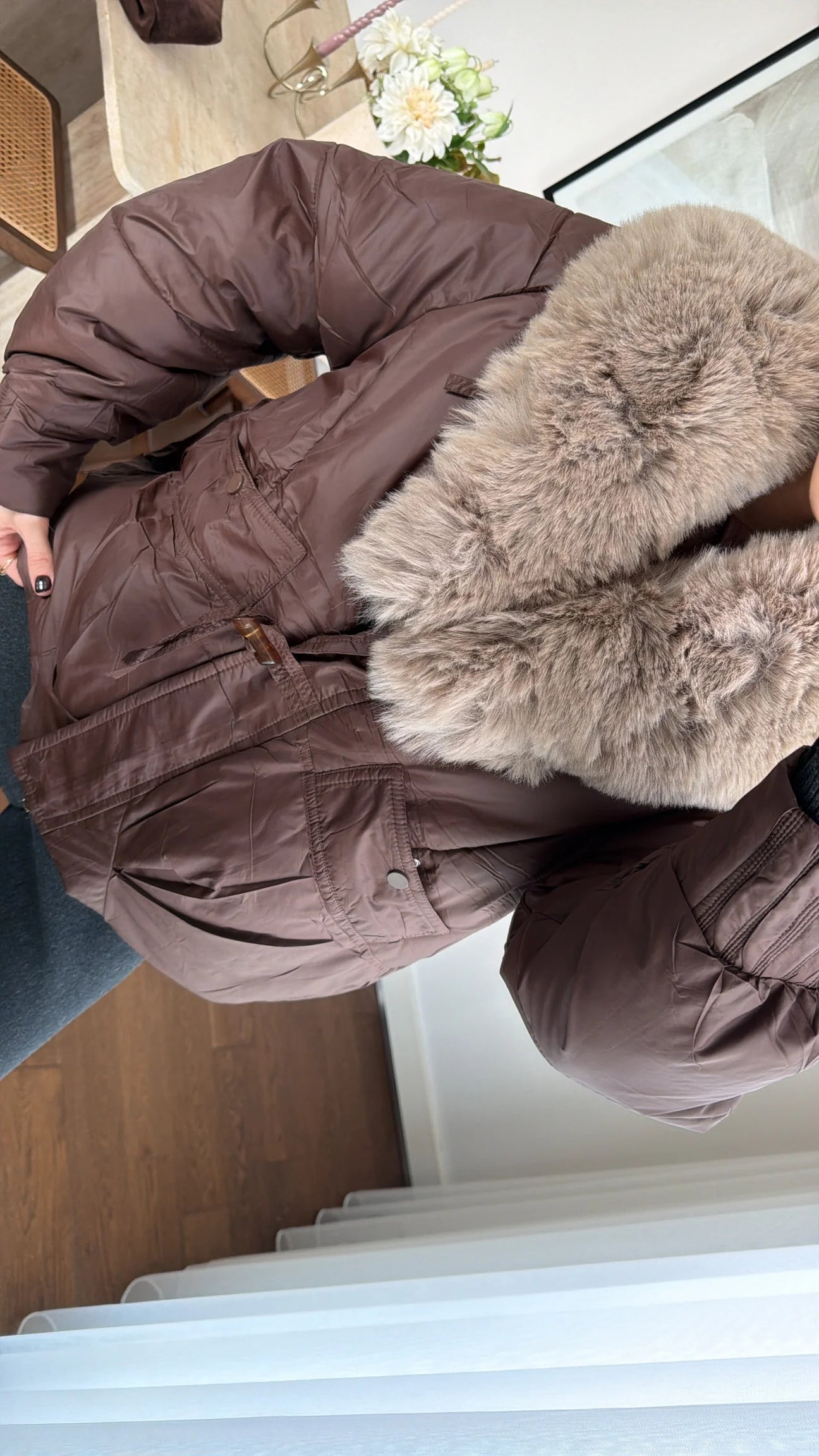 Waterproof Fur neck Jacket