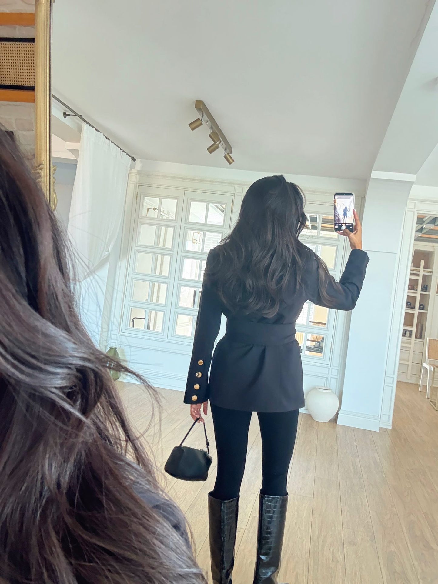 Black Blazer with Belt