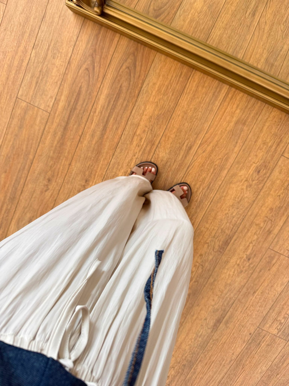 Satin wide leg Pants