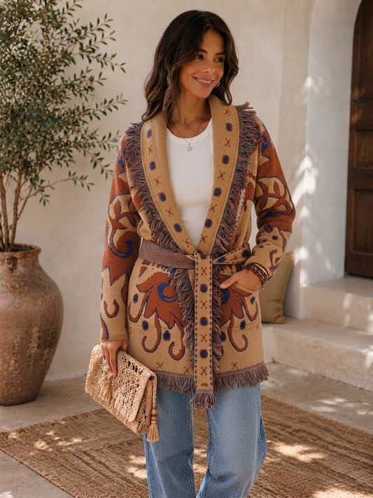 Camel Wool Cardigan