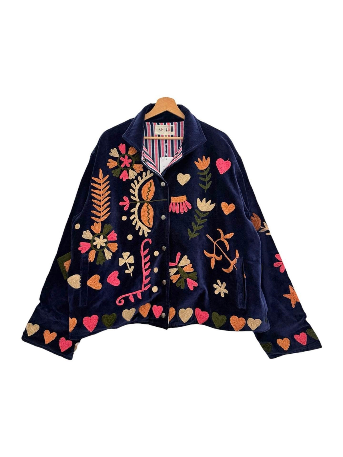 Velvet Embroidery Jacket (Pre-Order)