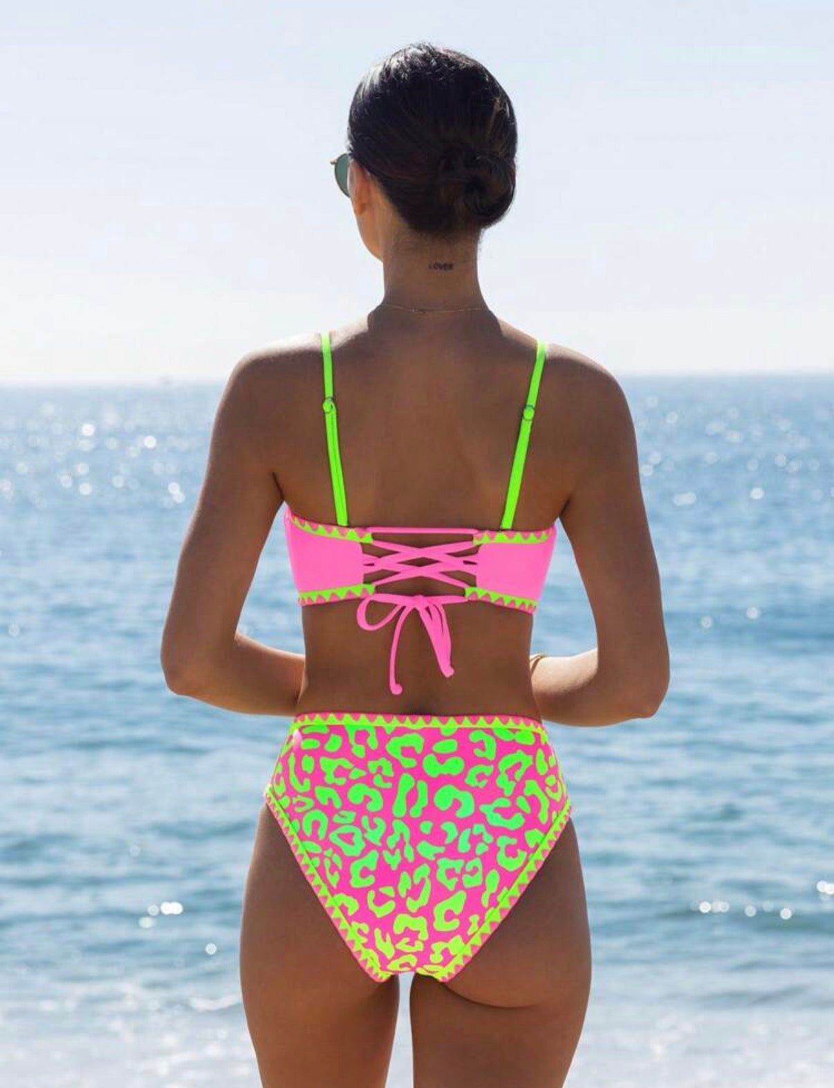 Pink Leopard Bikini