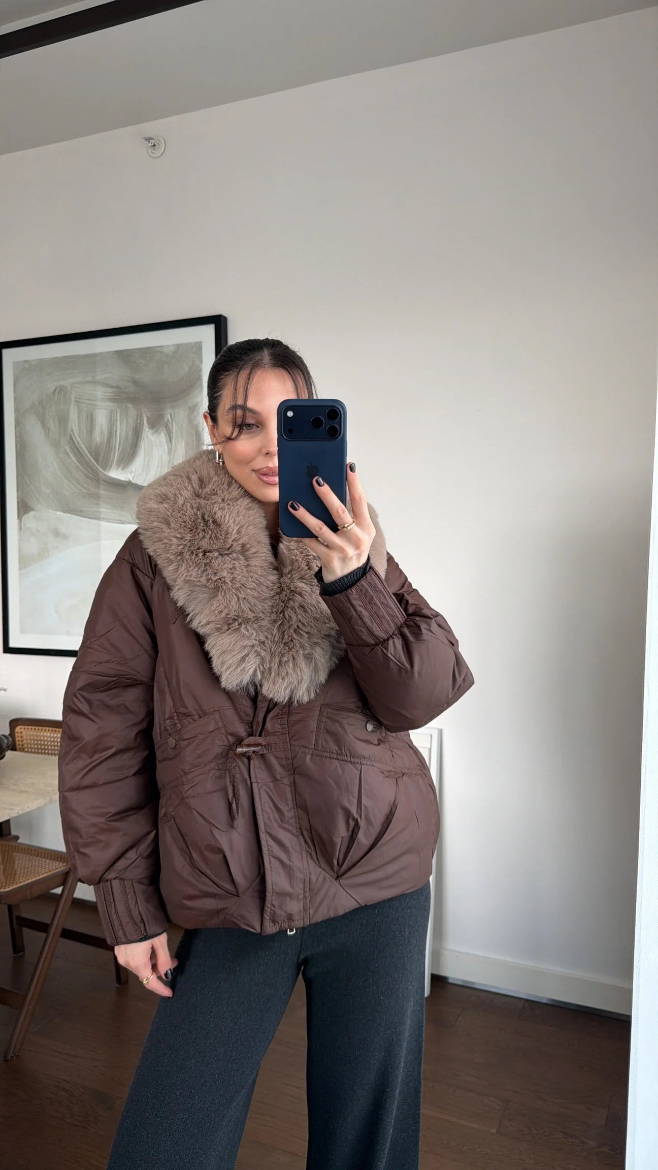 Waterproof Fur neck Jacket