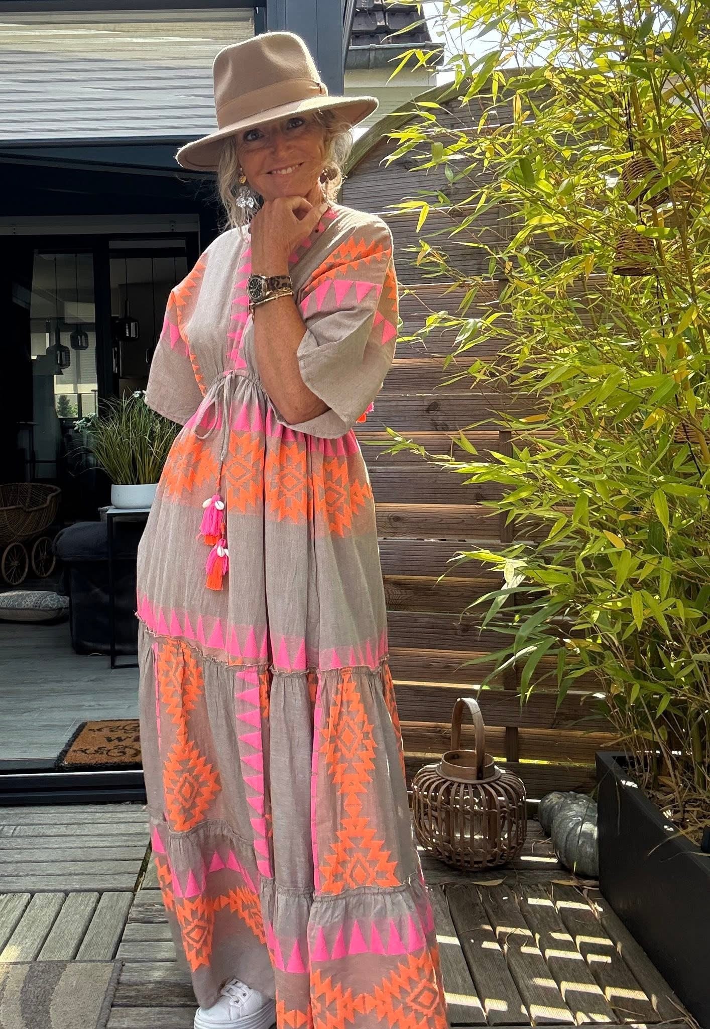 Multicolor Maxi Dress