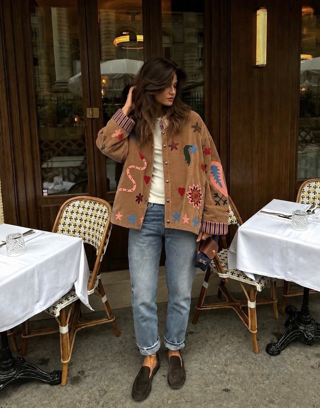 Velvet Embroidery Jacket