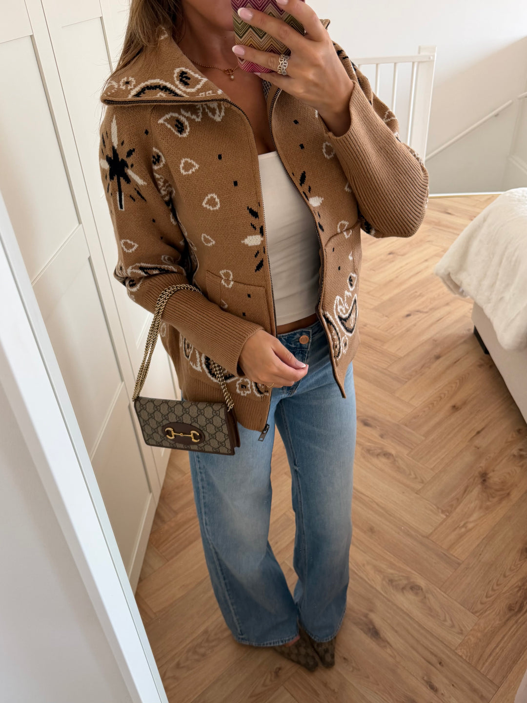 Bandana Zipper Jacket