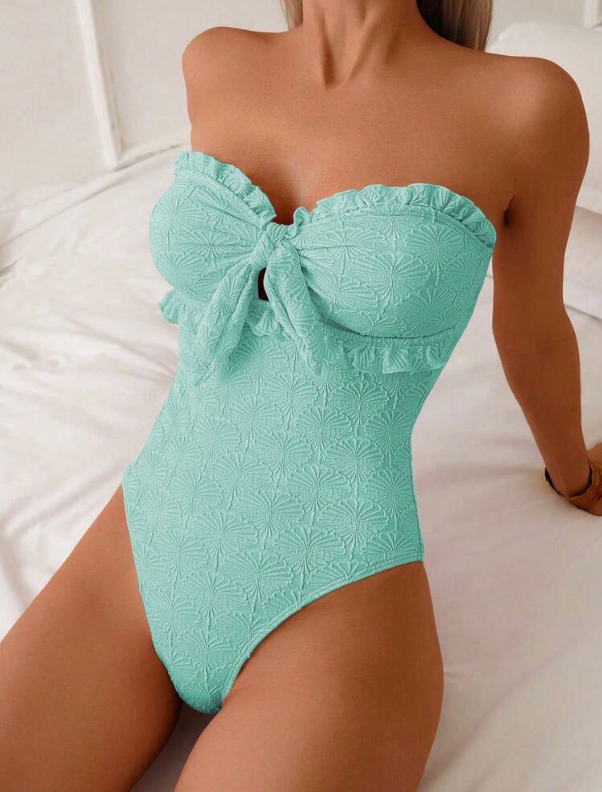 Turquoise OnePiece SwimSuit