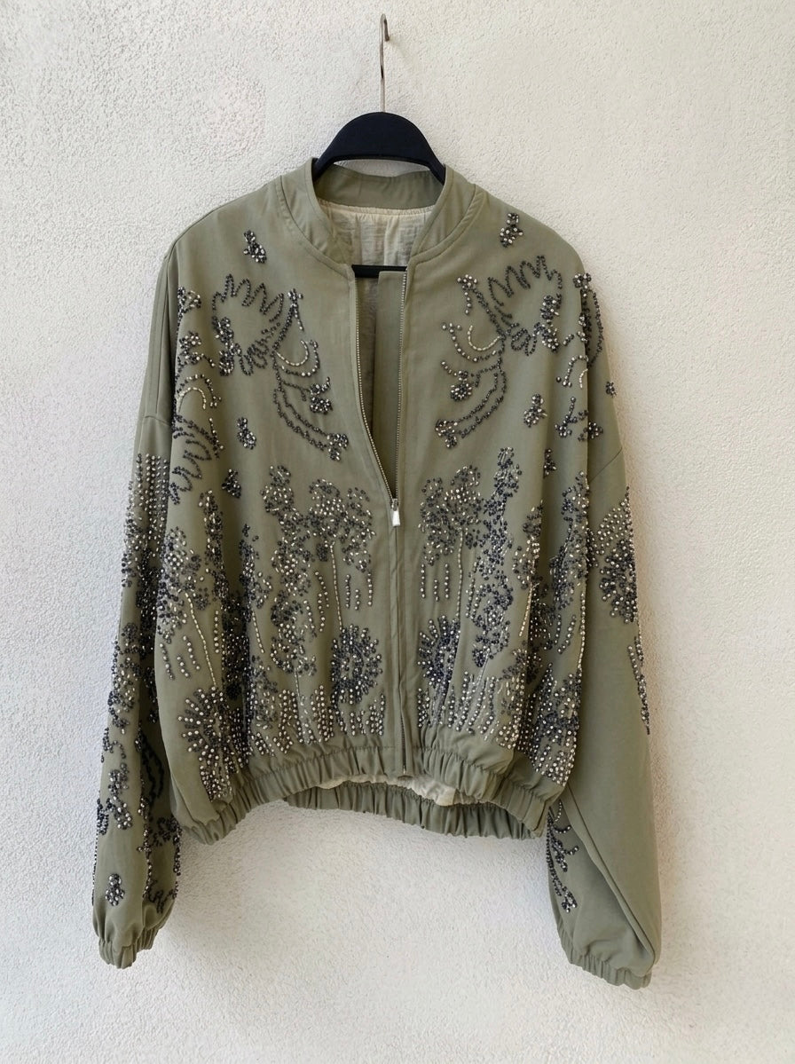 Studded Olive Jacket