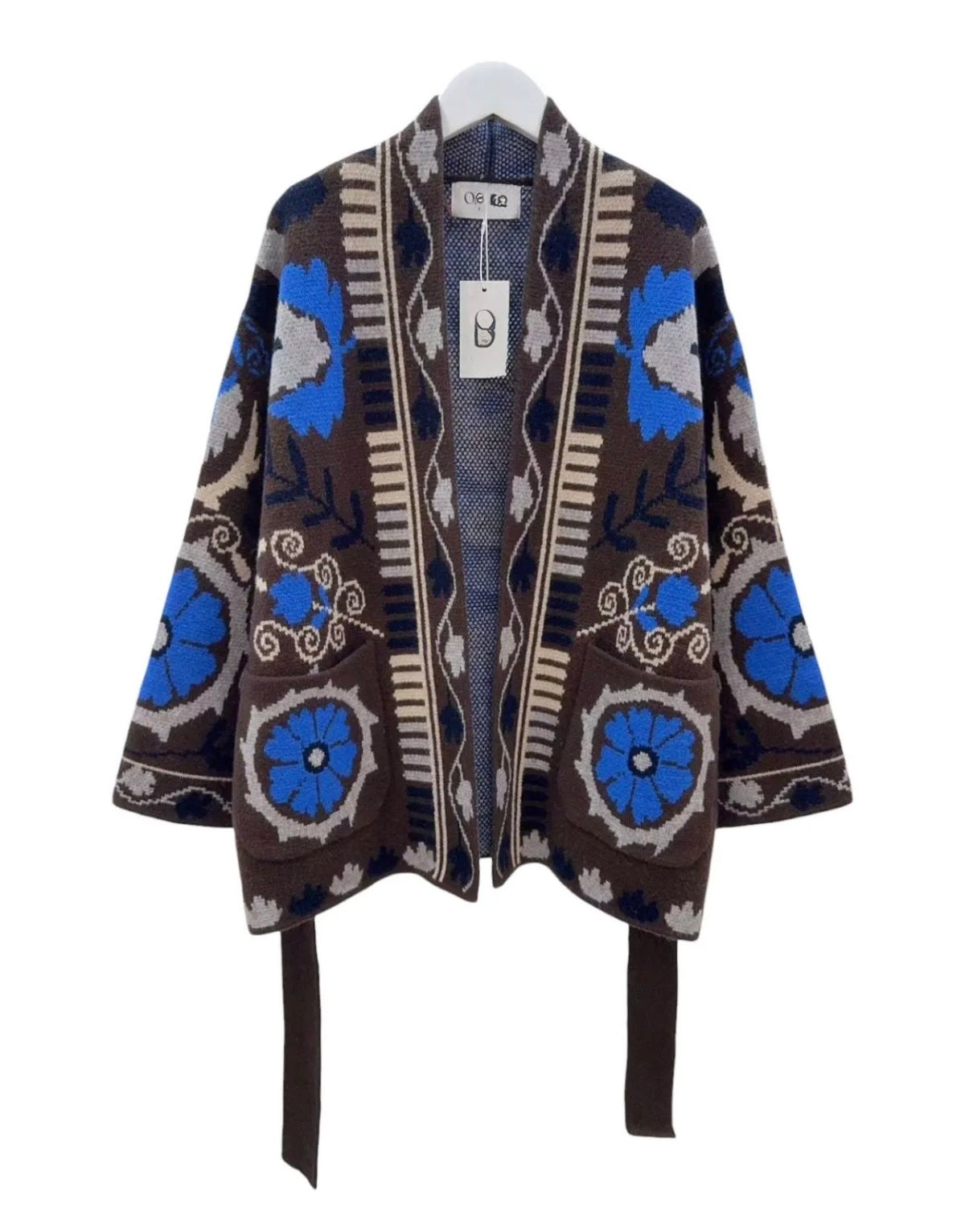 Brown Wool Cardigan