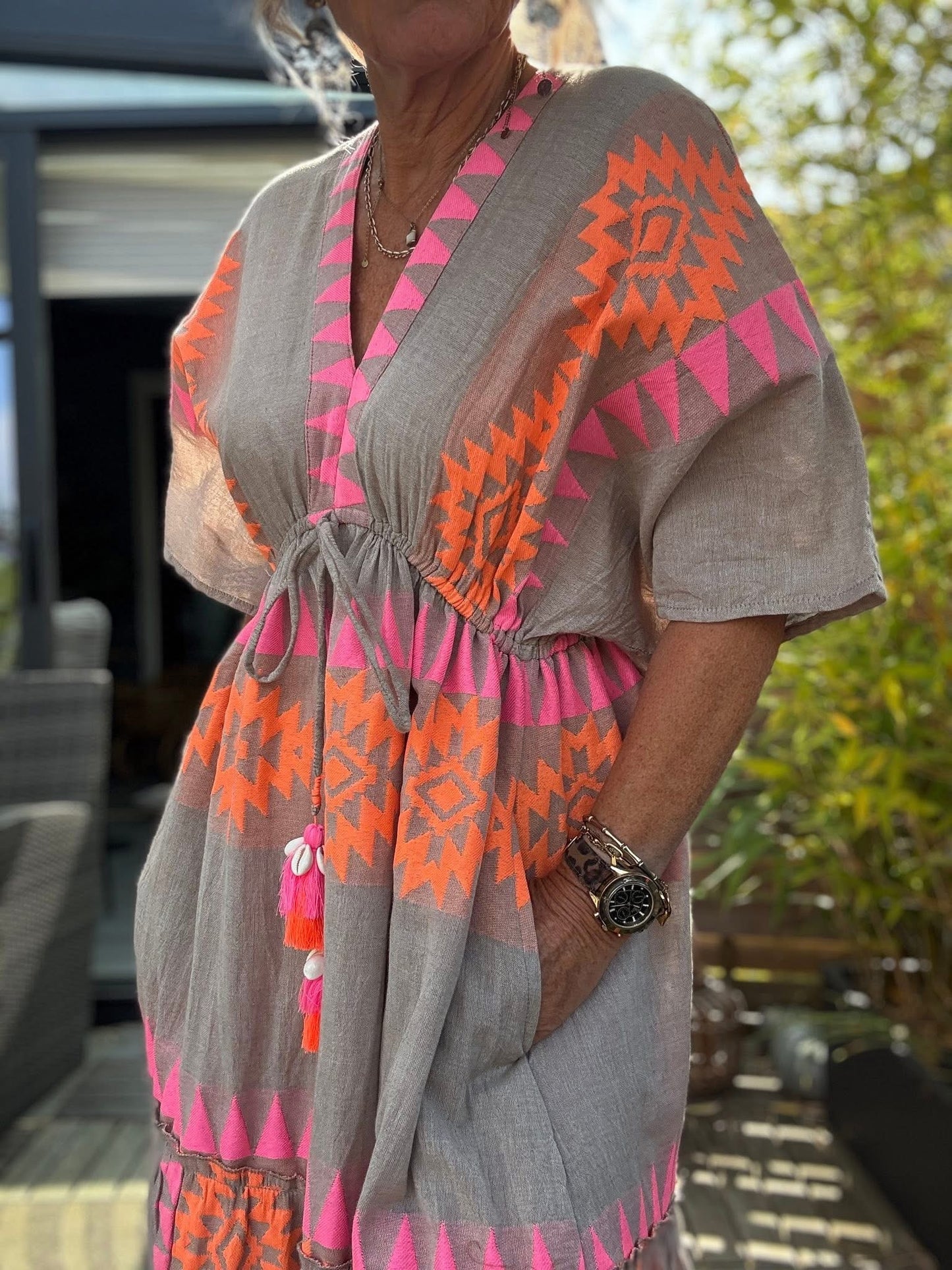 Multicolor Maxi Dress
