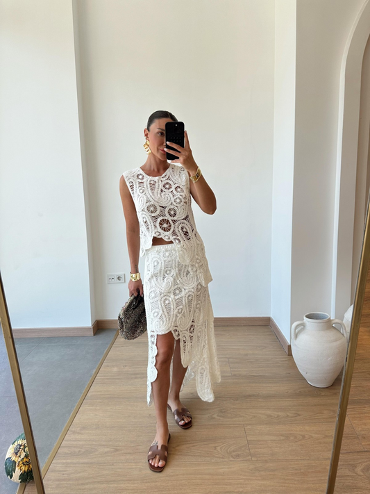 Crochet White Set