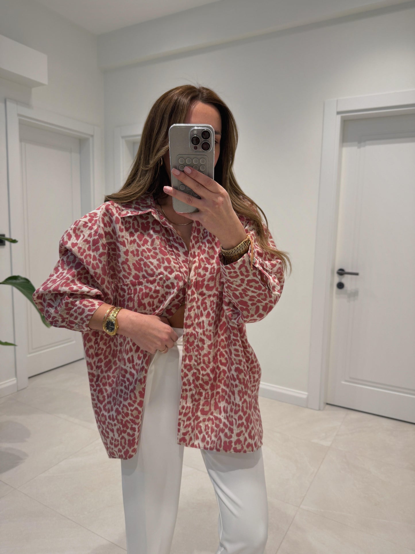 Red leopard Shirt
