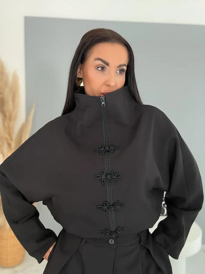 Black Chinese Style Jacket