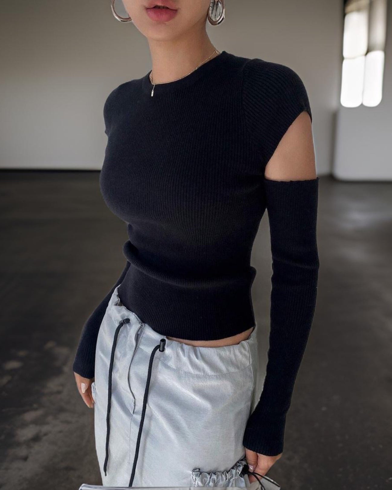 The cutout pullover