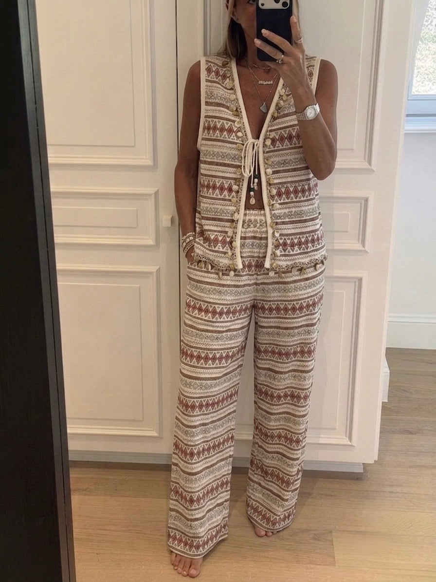 Crochet with shells details Set
