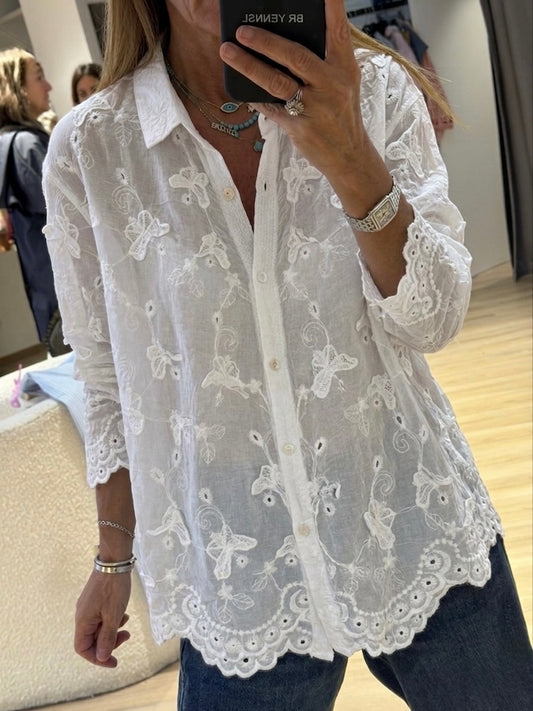 Butterfly White Shirt